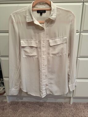 Banana Republic 100% Silk Button-Down Shirt